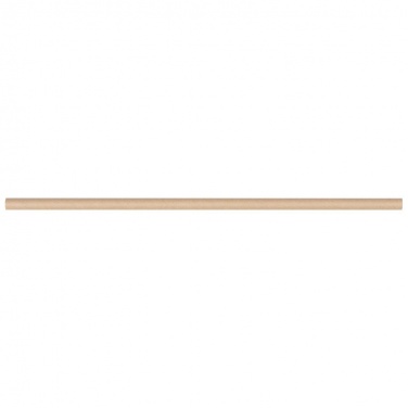 Logotrade promotional gift picture of: Set of 100 drink straws made of paper, brown