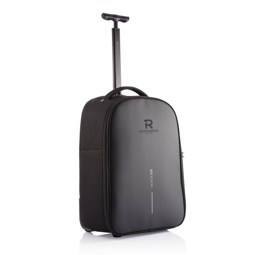 Logo trade promotional merchandise photo of: Bobby backpack trolley, black