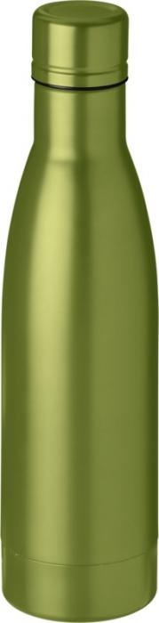 Logo trade promotional giveaway photo of: Vasa copper vacuum insulated bottle, 500 ml, green