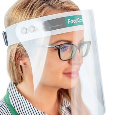 Logotrade business gift image of: Face cover, transparent