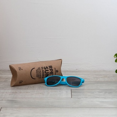 Logo trade promotional merchandise photo of: Social Plastic Sunglasses, light blue