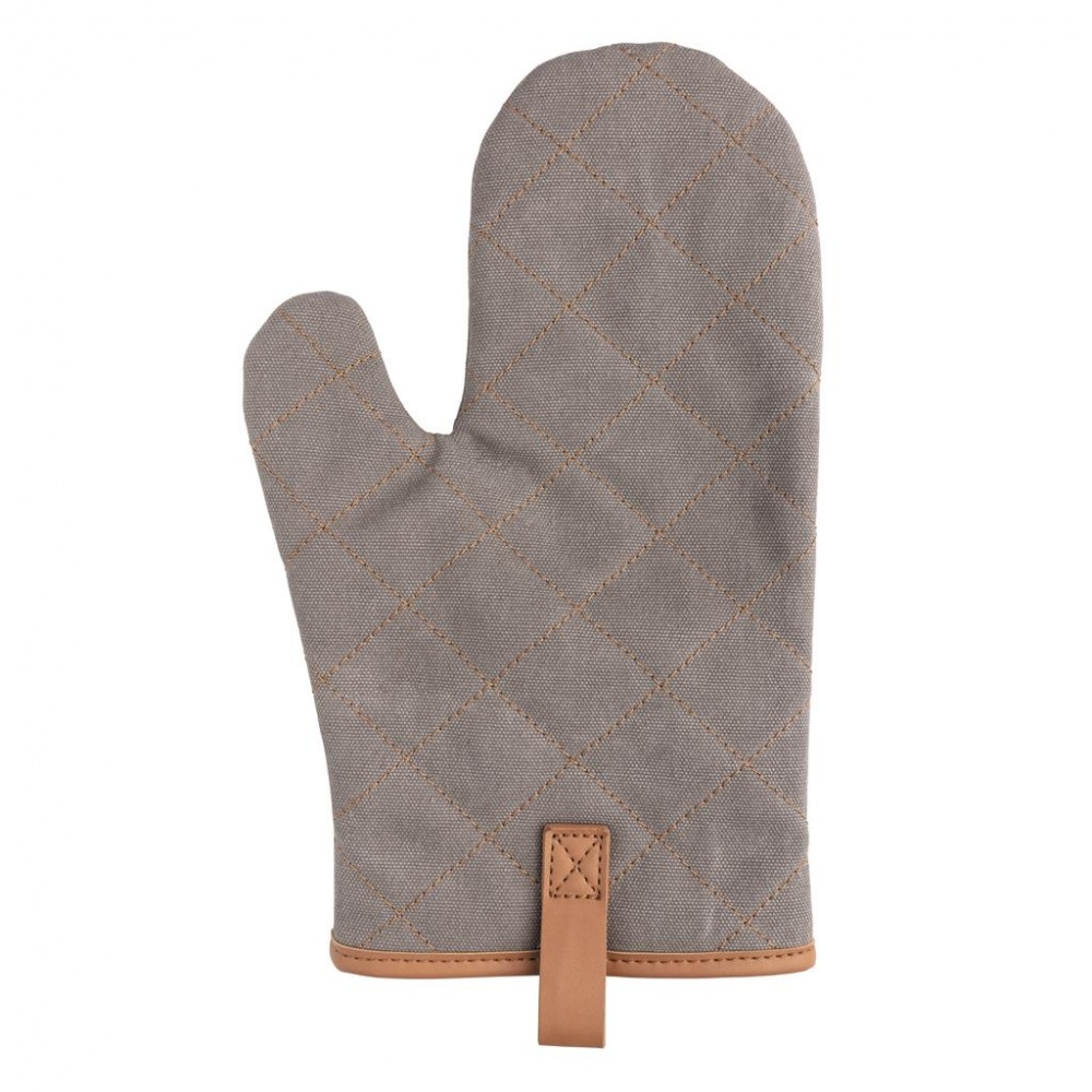 Logotrade advertising product image of: Deluxe canvas oven mitt, grey