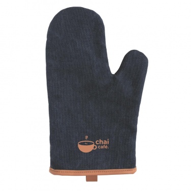 Logotrade advertising product image of: Deluxe canvas oven mitt, blue
