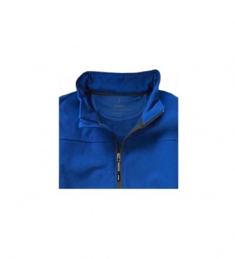 Logo trade corporate gifts image of: #44 Langley softshell jacket, blue