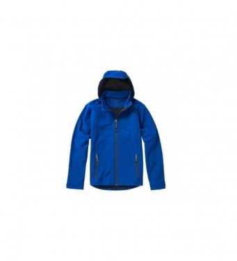 Logo trade promotional items image of: #44 Langley softshell jacket, blue
