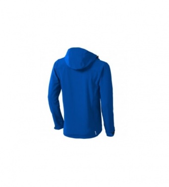 Logo trade business gifts image of: #44 Langley softshell jacket, blue