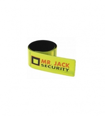 Logo trade promotional items picture of: Hitz compliant neon slap wrap, yellow