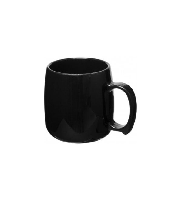 Logotrade advertising product picture of: Classic 300 ml plastic mug, black