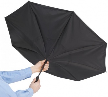 Logotrade business gifts photo of: Lima reversible 23" umbrella, black