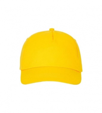 Logo trade promotional merchandise picture of: Feniks 5 panel cap, yellow