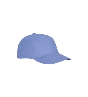 Logo trade advertising products image of: Feniks 5 panel cap, light blue