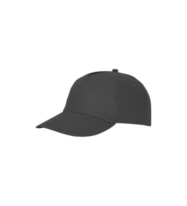 Logo trade advertising products image of: Feniks 5 panel cap, grey