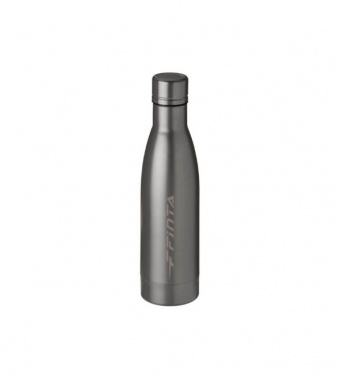 Logo trade promotional merchandise photo of: Vasa copper vacuum insulated bottle, 500 ml, dark grey