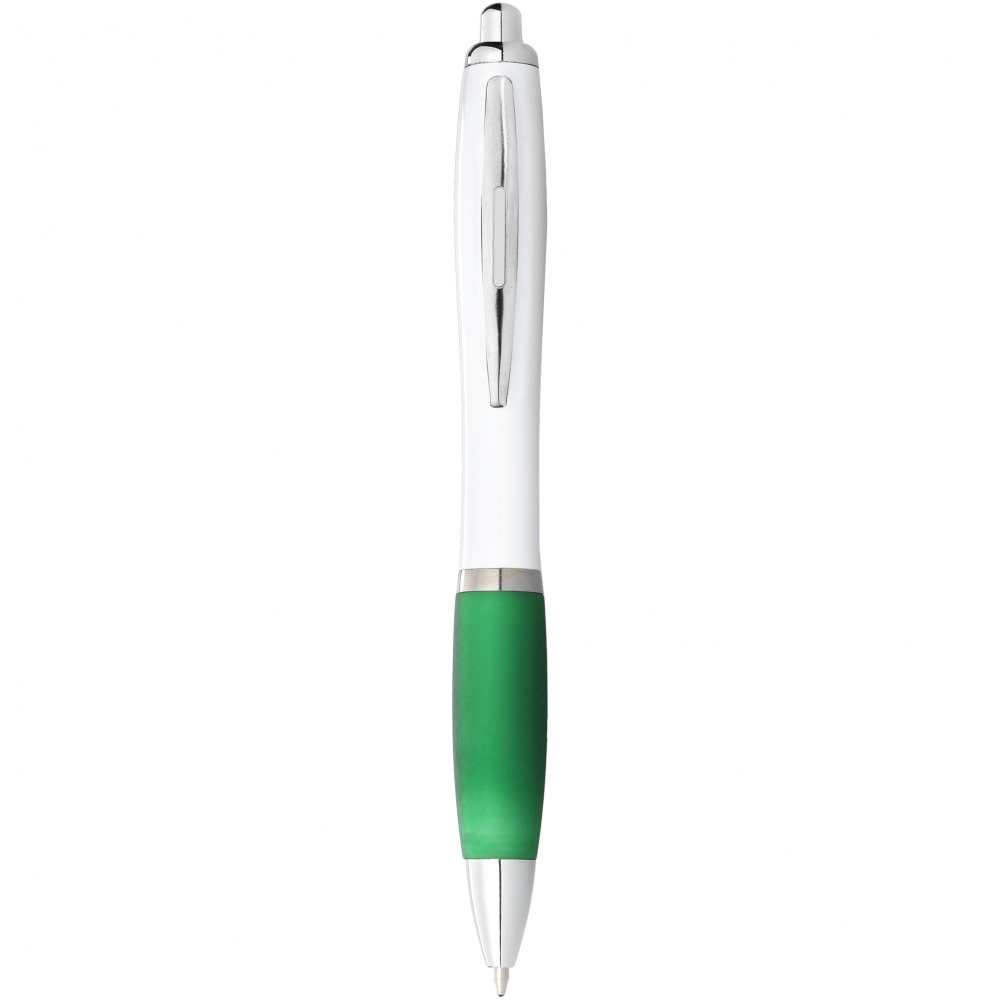 Logo trade promotional gifts picture of: Ballpoint pen Nash, green