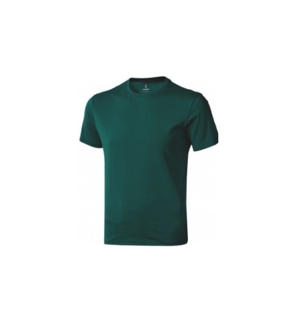 Logo trade promotional gifts picture of: Nanaimo short sleeve T-Shirt, dark green