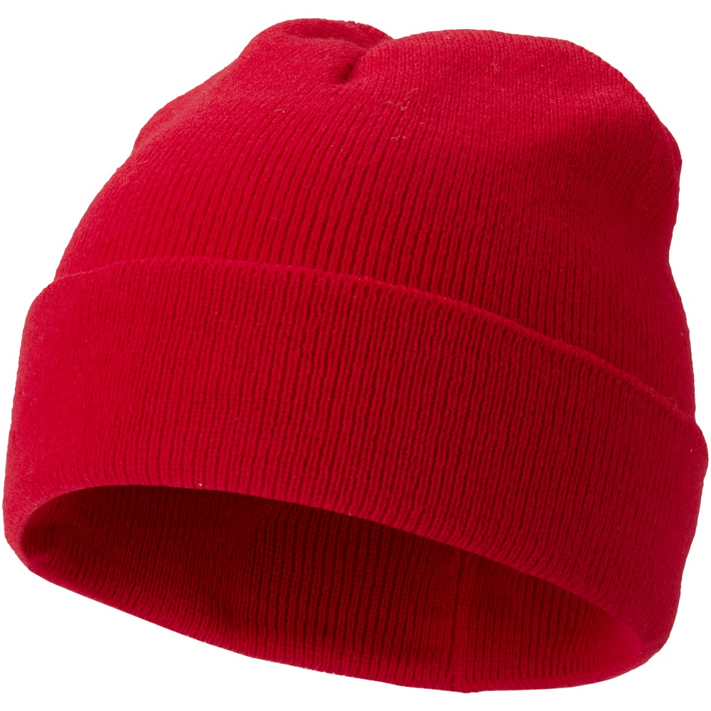 Logo trade promotional merchandise image of: Irwin Beanie, red