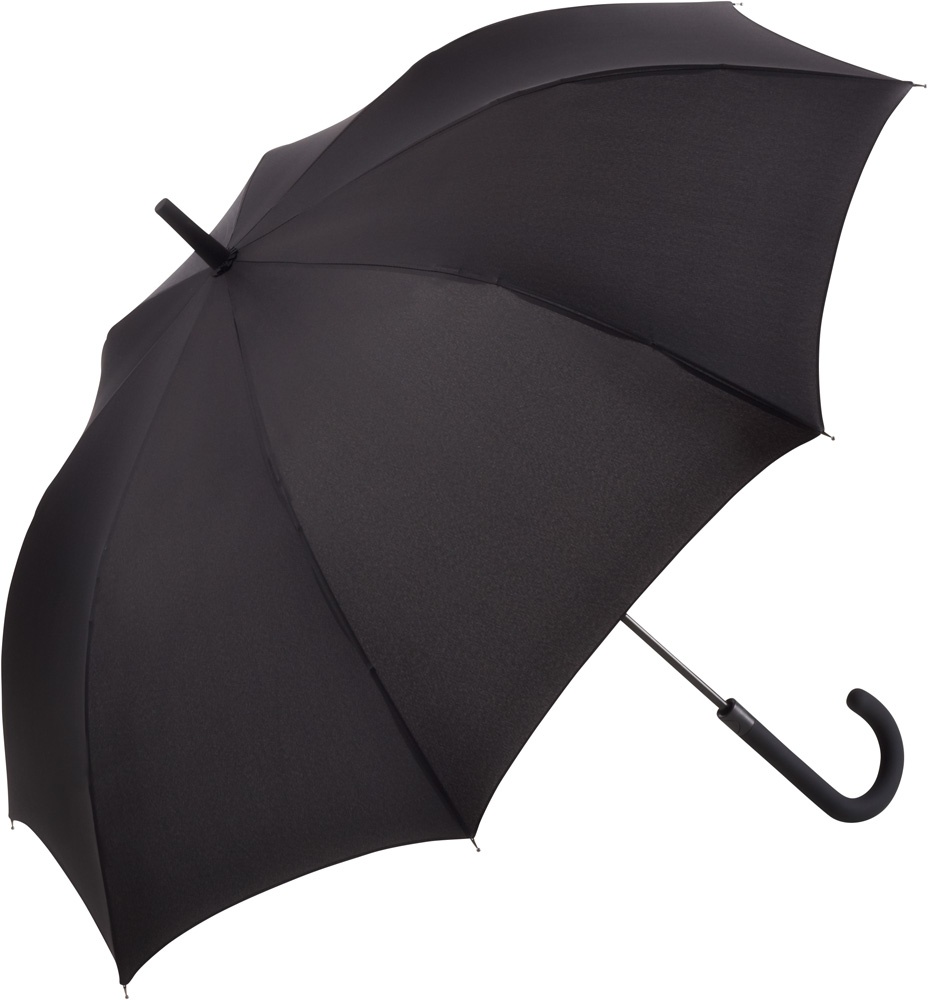 Logo trade corporate gifts image of: Regular umbrella FARE®-Fashion AC, black