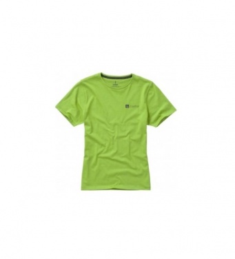 Logotrade promotional products photo of: Nanaimo short sleeve ladies T-shirt, light green