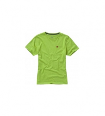 Logo trade business gift photo of: Nanaimo short sleeve ladies T-shirt, light green