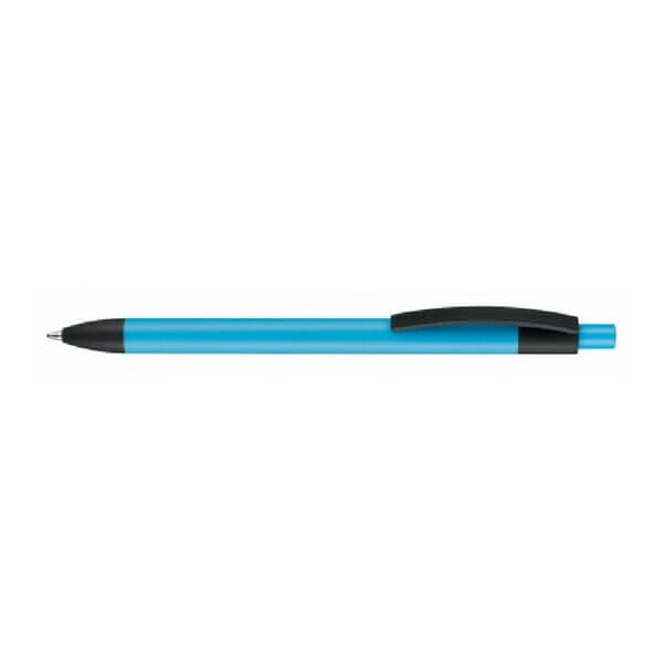 Logotrade promotional product image of: Pen, soft touch, Capri, blue