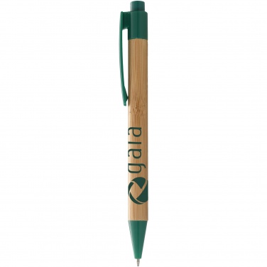 Logotrade promotional gift picture of: Borneo ballpoint pen, green