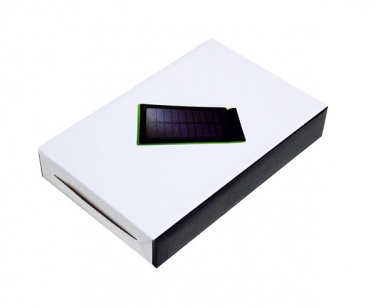 Logotrade corporate gift image of: Powerbank, Helios, black-green