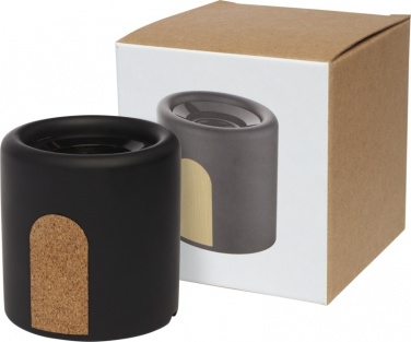 Logotrade promotional giveaways photo of: Roca limestone / cork Bluetooth® speaker, black
