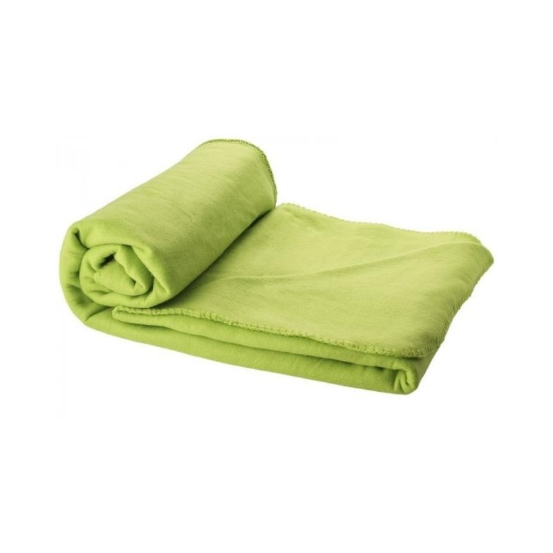 Logotrade promotional product image of: Huggy blanket and pouch, light green