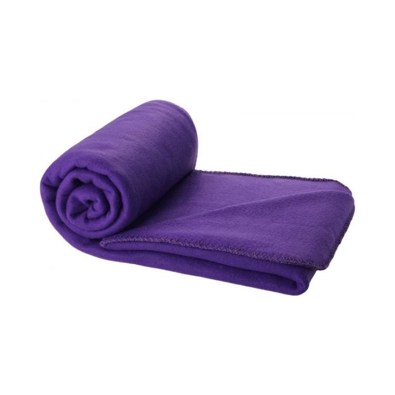 Logotrade advertising product picture of: Huggy blanket and pouch, purple