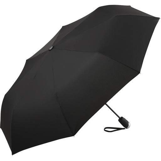 Logo trade promotional merchandise picture of: AOC oversize mini umbrella FARE®-Steel, black