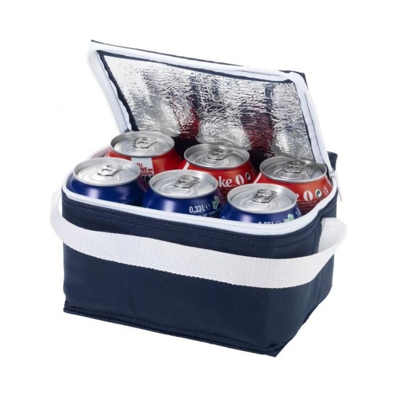 Logotrade promotional merchandise picture of: Spectrum 6-can cooler bag, navy