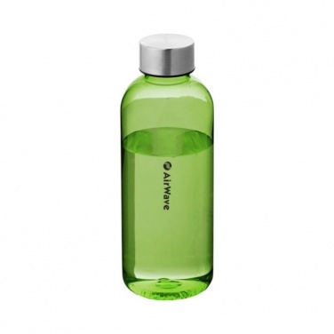 Spring 600 ml Tritan™ sport bottle, green with logo
