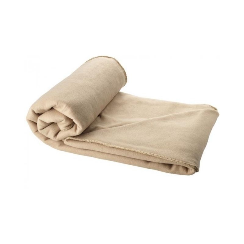 Logotrade business gifts photo of: Huggy blanket and pouch, beige