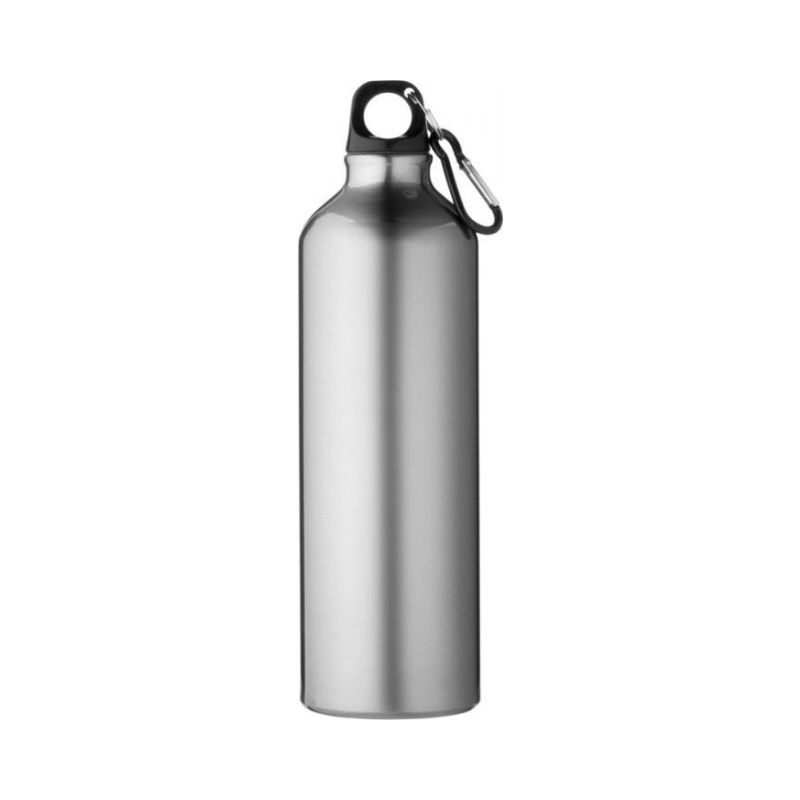 Logotrade promotional product image of: Pacific bottle with carabiner, silver