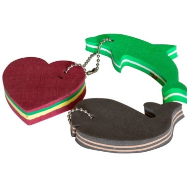 Logo trade corporate gifts picture of: Flip Flop Keyring, multicolour