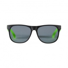 Retro sunglasses, neon green