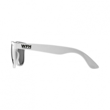 Sun Ray sunglasses, white with logo