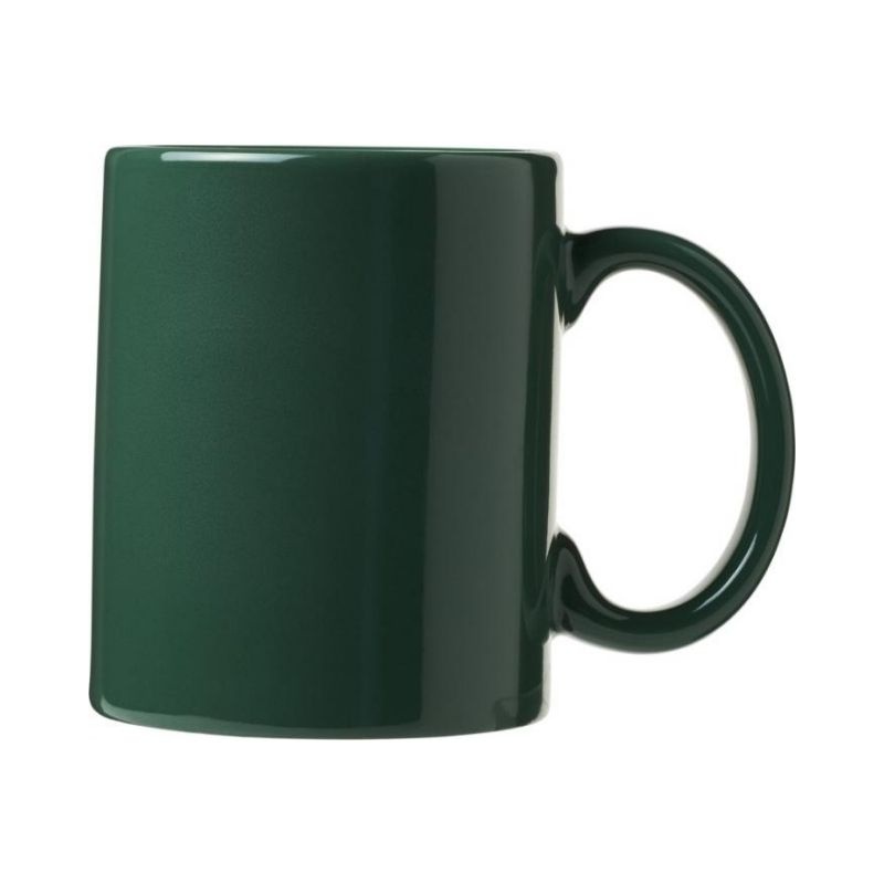 Logotrade promotional product picture of: Santos 330 ml ceramic mug, green