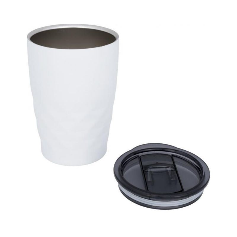 Logo trade promotional merchandise picture of: Geo insulated tumbler, white