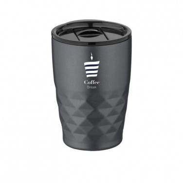 Logo trade corporate gifts image of: Geo insulated tumbler, grey
