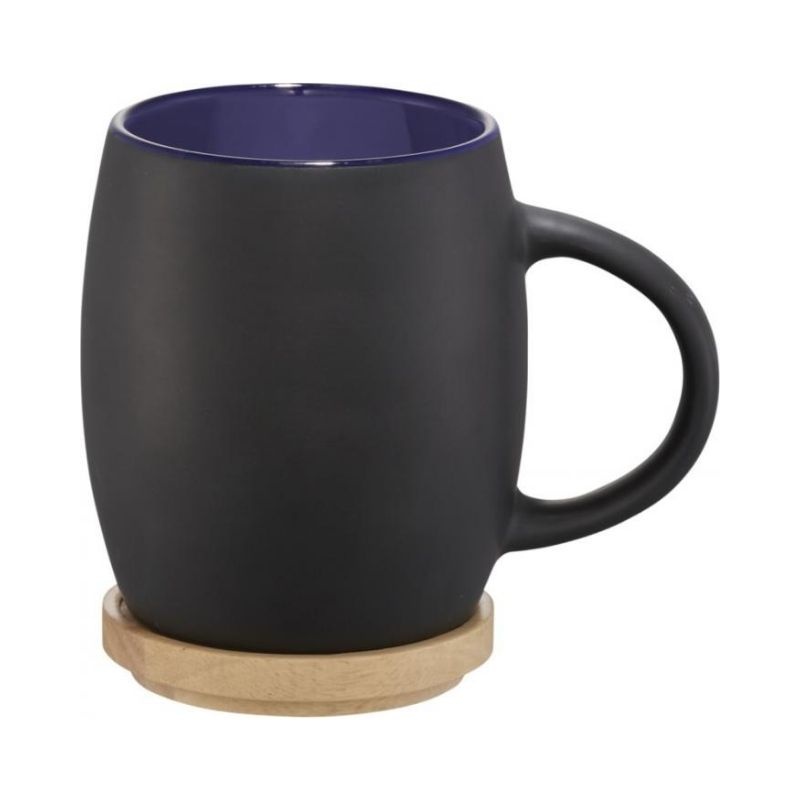 Logotrade promotional giveaway image of: Hearth ceramic mug, blue