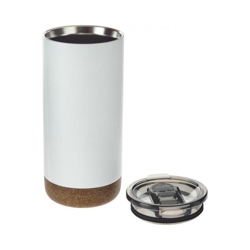 Logotrade promotional giveaway picture of: Valhalla copper vacuum tumbler, white