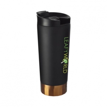 Logotrade promotional gift picture of: Peeta copper vacuum tumbler, black