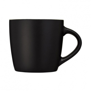 Logotrade advertising product image of: Riviera ceramic mug, black/white