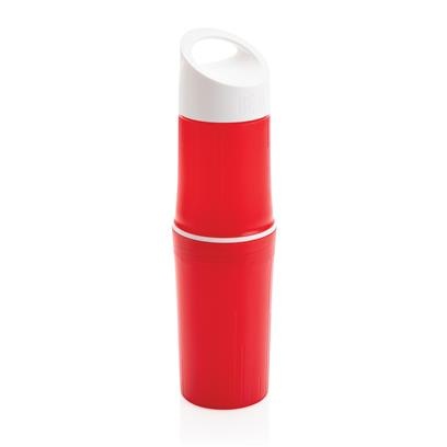 Logotrade promotional merchandise picture of: BE O bottle, organic water bottle, red