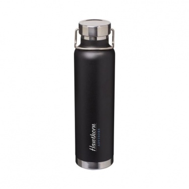 Logo trade corporate gift photo of: Thor Copper Vacuum Insulated Bottle, black