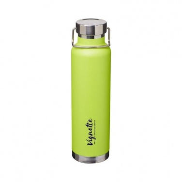 Logotrade promotional item picture of: Thor copper vacuum insulated bottle, lime green