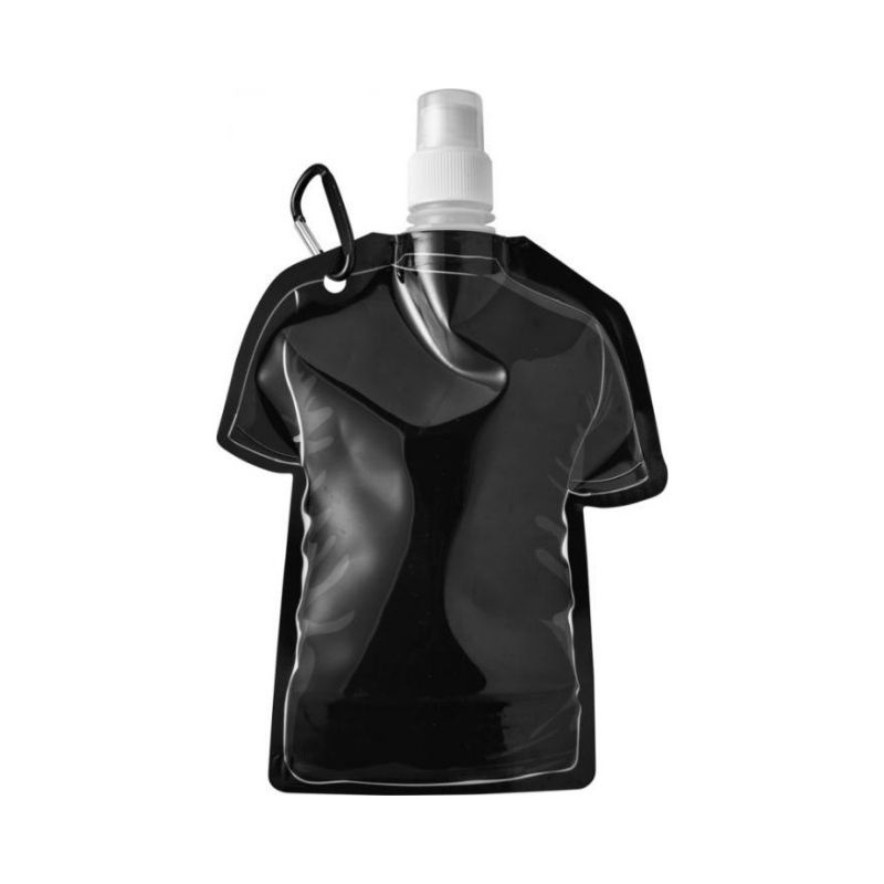 Logo trade promotional merchandise image of: Goal football jersey water bag, black