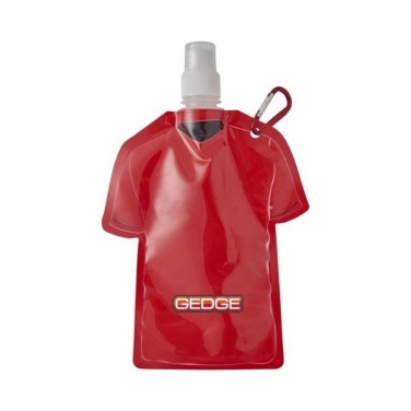 Logo trade promotional merchandise picture of: Goal football jersey water bag, red