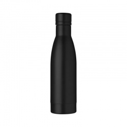 Logo trade corporate gifts image of: Vasa vacuum bottle, black